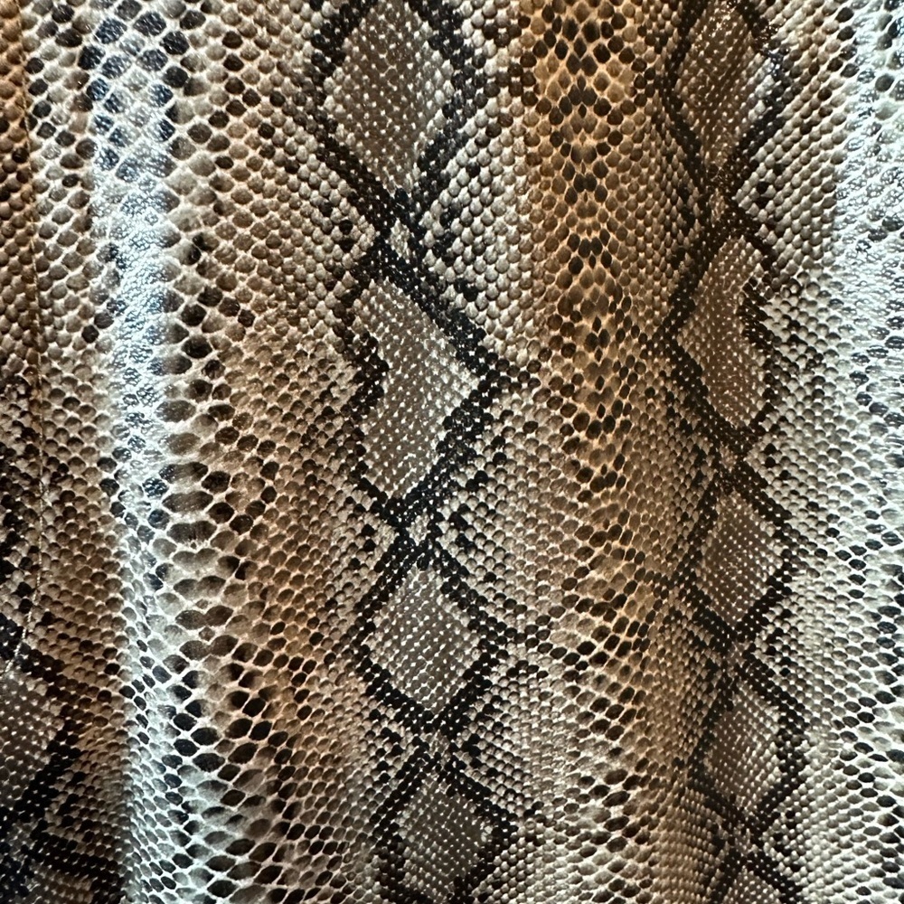 Zara Snakeskin Pleather Pants - Picture 3 of 4